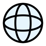 Globe SVG Icon